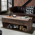 Table basse relevable en bois Rere Rustic de 104 cm