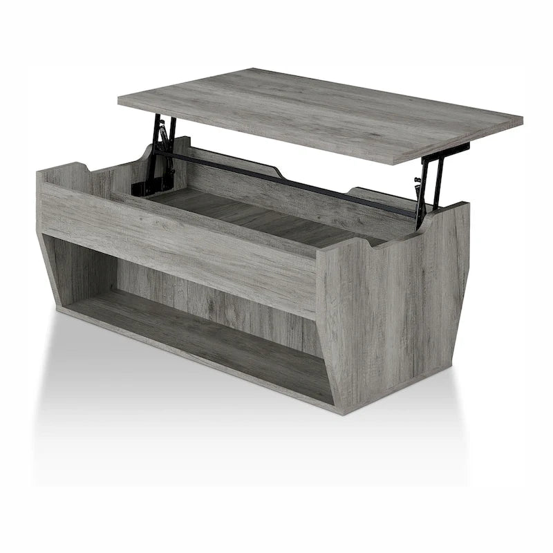 Table basse relevable en bois Rere Rustic de 104 cm