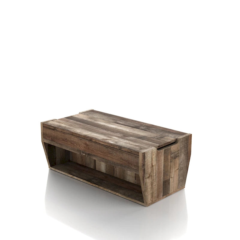 Table basse relevable en bois Rere Rustic de 104 cm