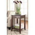  American Heritage 1 Drawer End Table with Shelf