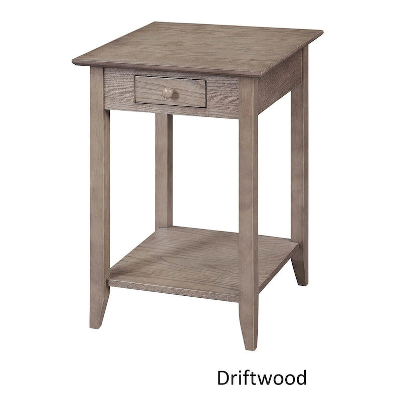 Table de chevet à 1 tiroir avec étagère