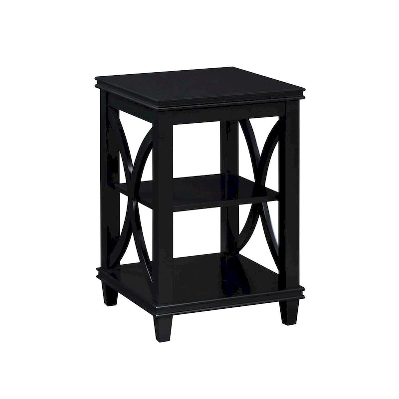 Table d'appoint avec étagères
