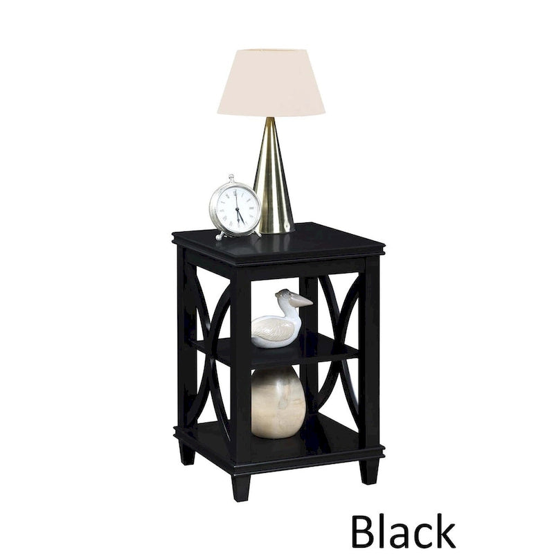 Table d'appoint avec étagères