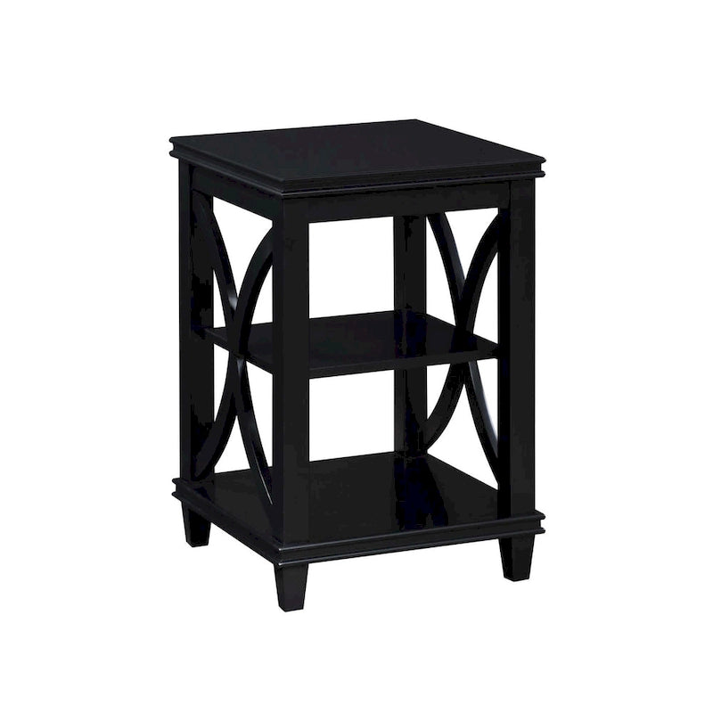 Table d'appoint avec étagères