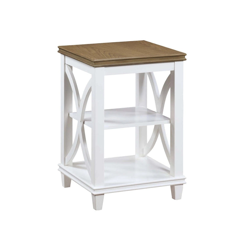 Table d'appoint avec étagères