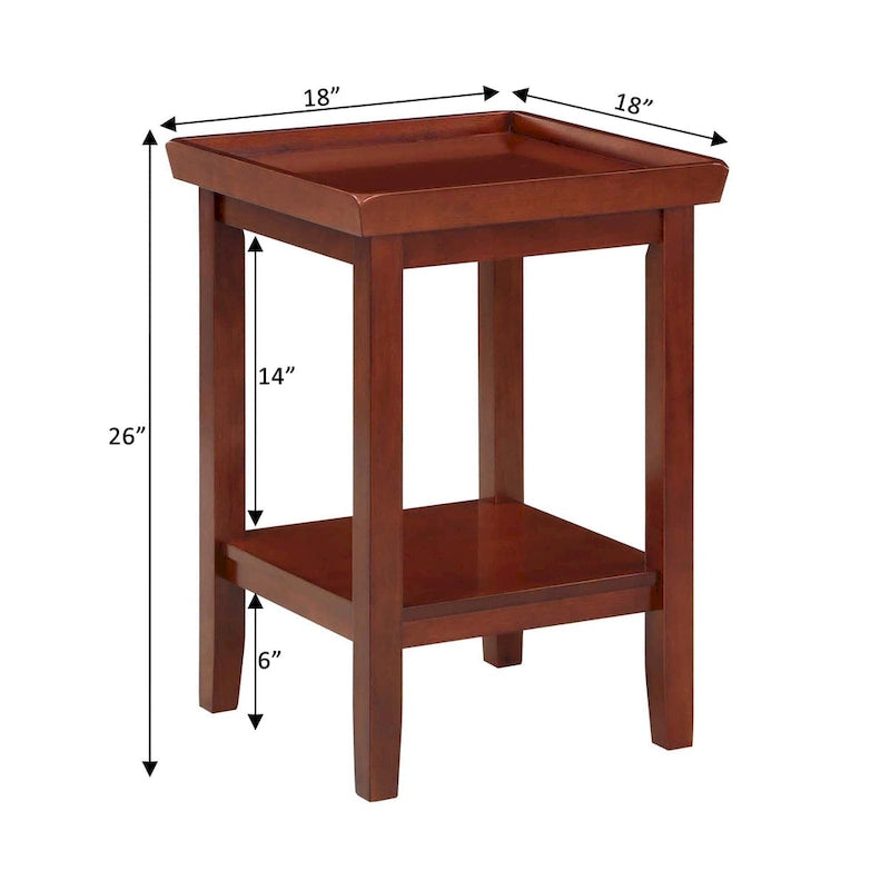 Table d'appoint Ledgewood avec étagère