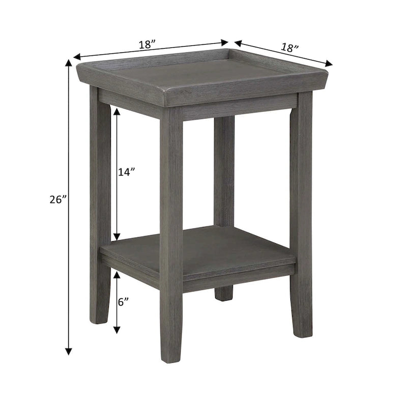 Table d'appoint Ledgewood avec étagère