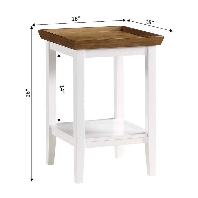 Table d'appoint Ledgewood avec étagère