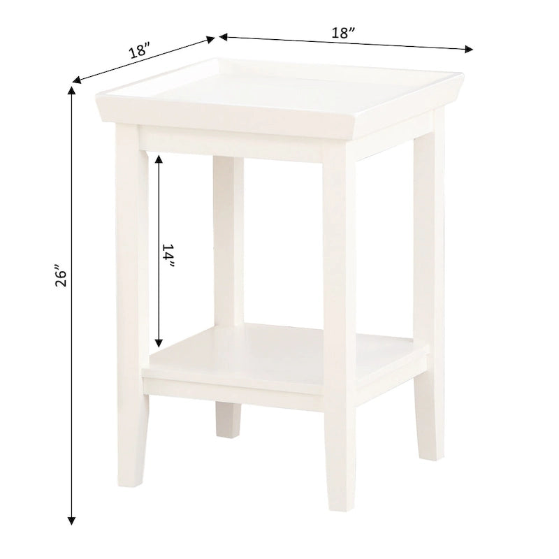 Table d'appoint Ledgewood avec étagère