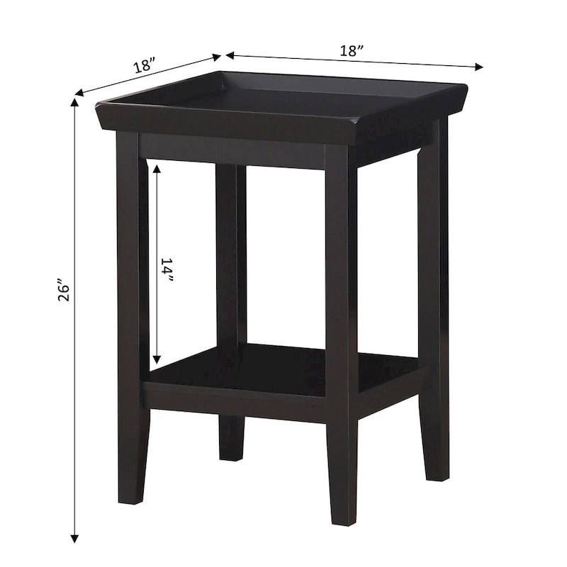 Table d'appoint Ledgewood avec étagère