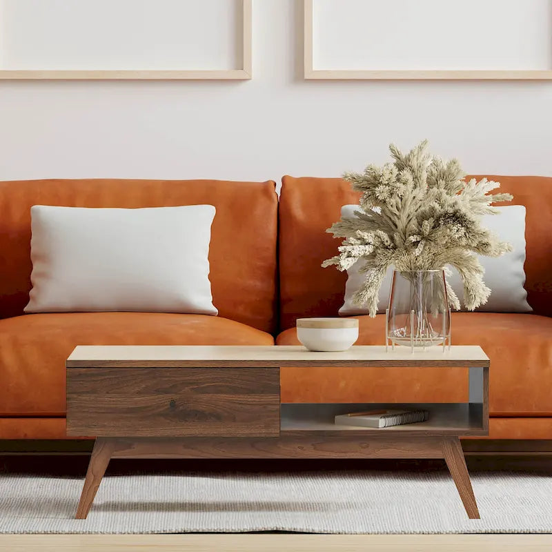 Table basse noyer