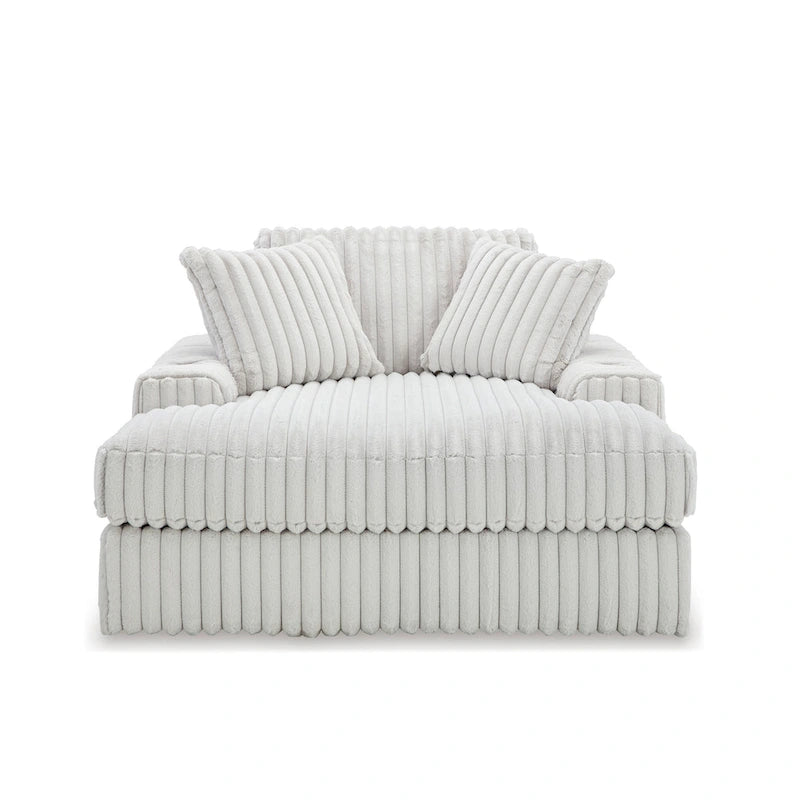 Chaise longue surdimensionnée avec porte-gobelets et chargement USB