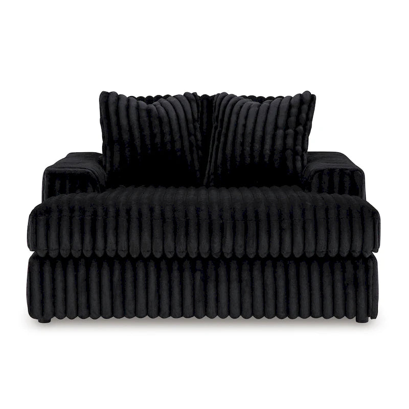 Chaise longue surdimensionnée avec porte-gobelets et chargement USB