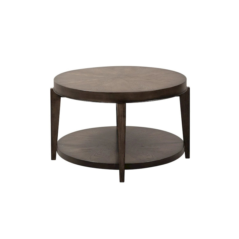 Table basse ovale Espresso Stone