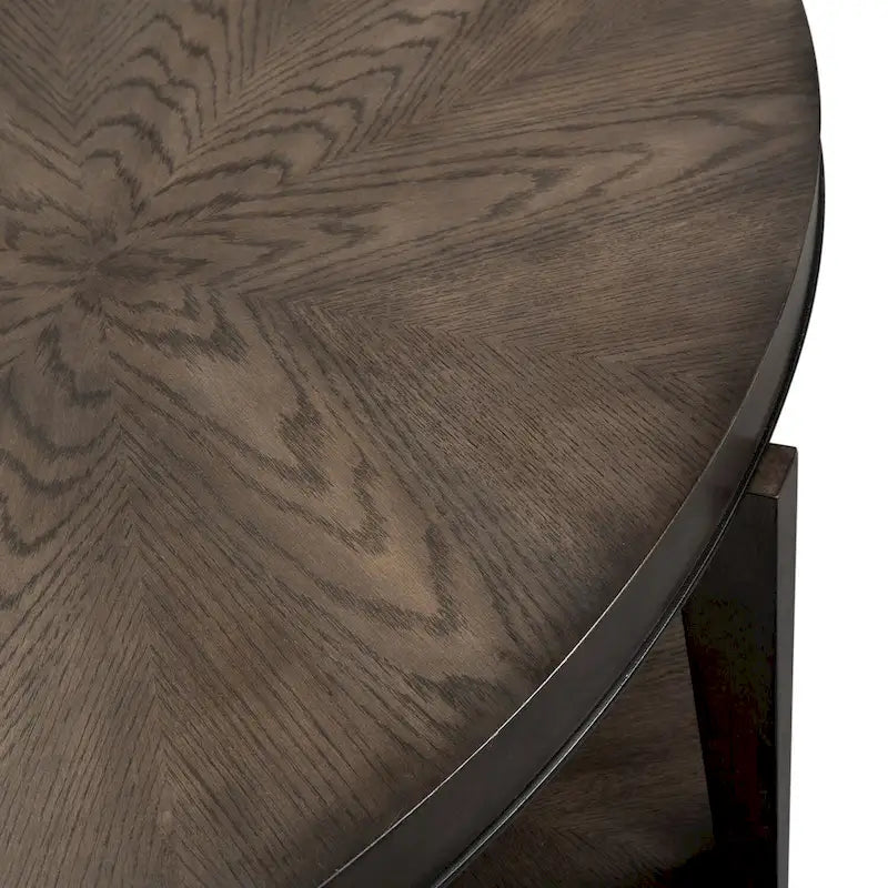 Table basse ovale Espresso Stone