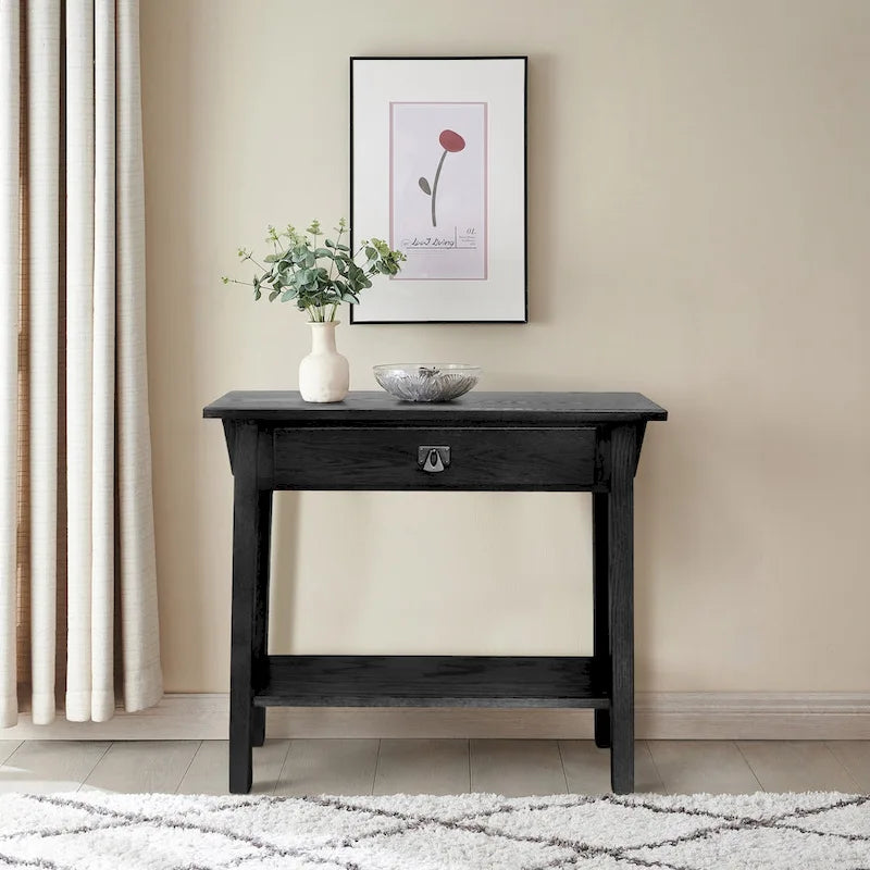 Table console Mission pour l'entrée