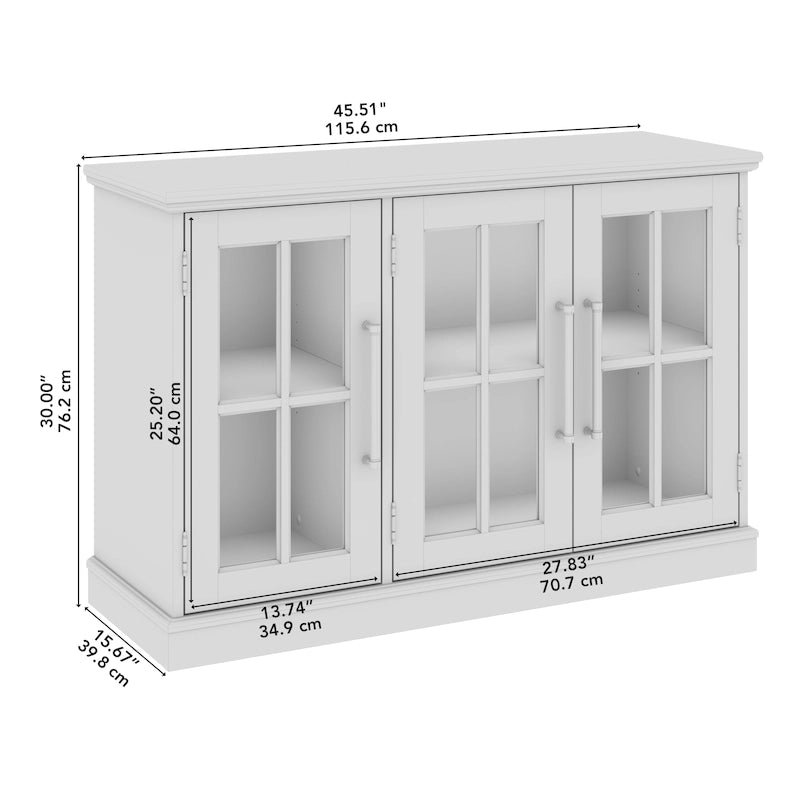 Meuble TV de 117 cm pour téléviseur de 65 pouces
