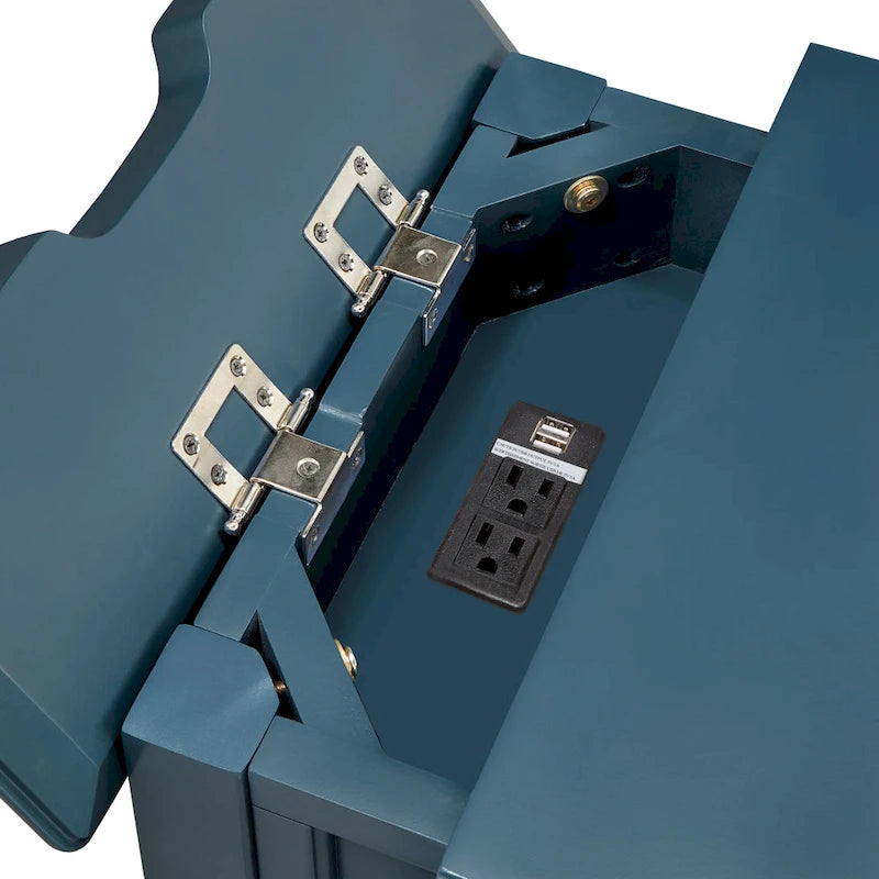 Table de chevet à 1 tiroir avec station de charge