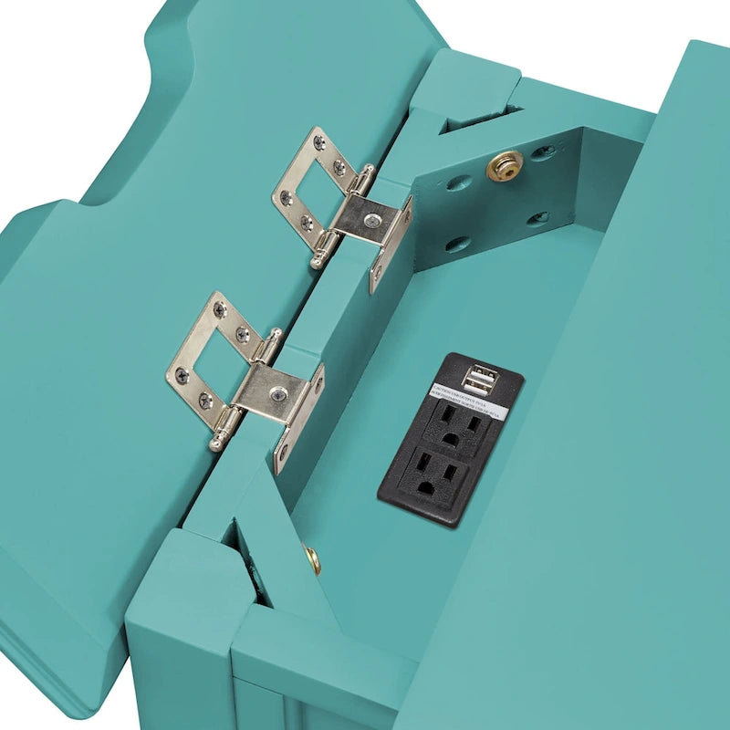 Table de chevet à 1 tiroir avec station de charge