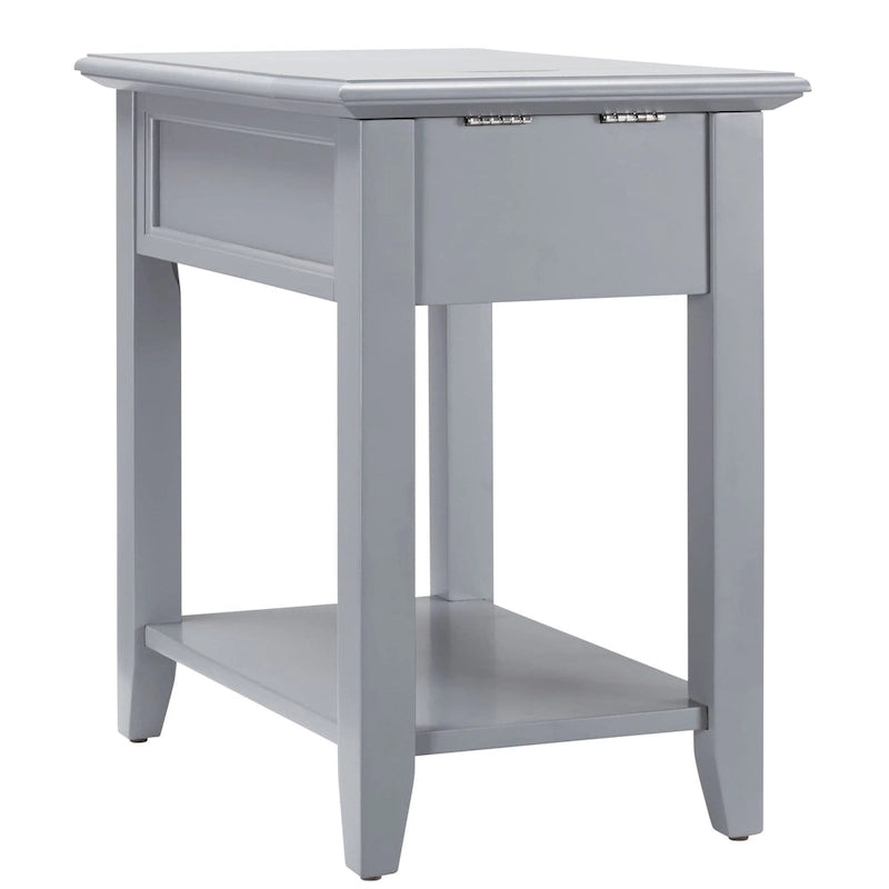 Table de chevet à 1 tiroir avec station de charge