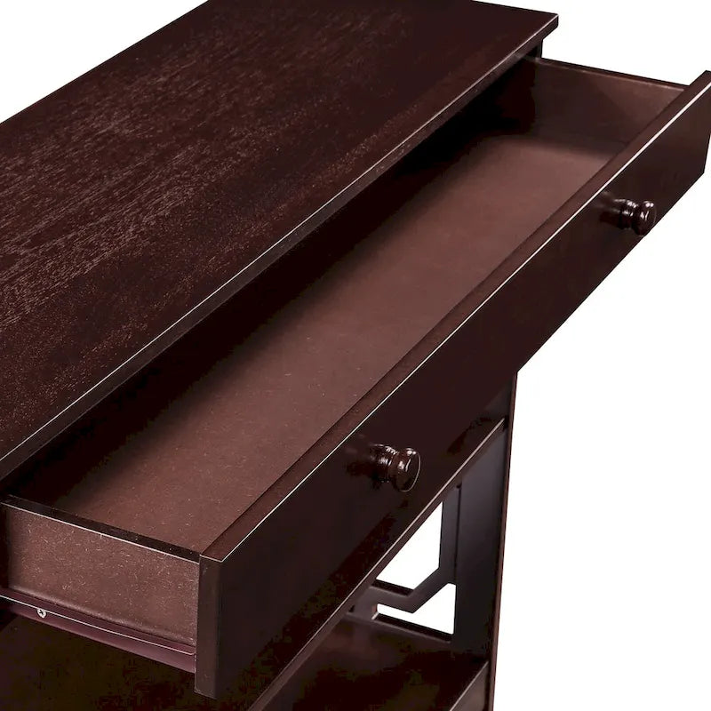 Console 1 tiroir avec étagères