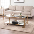  Glam Gold Metal Coffee Coffee Table