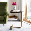  Marjorie C-Table-Black / Gold - 19 x 15 x 25 - 19Wx15Dx25H