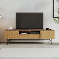 Meuble TV de 179 cm, effet chêne