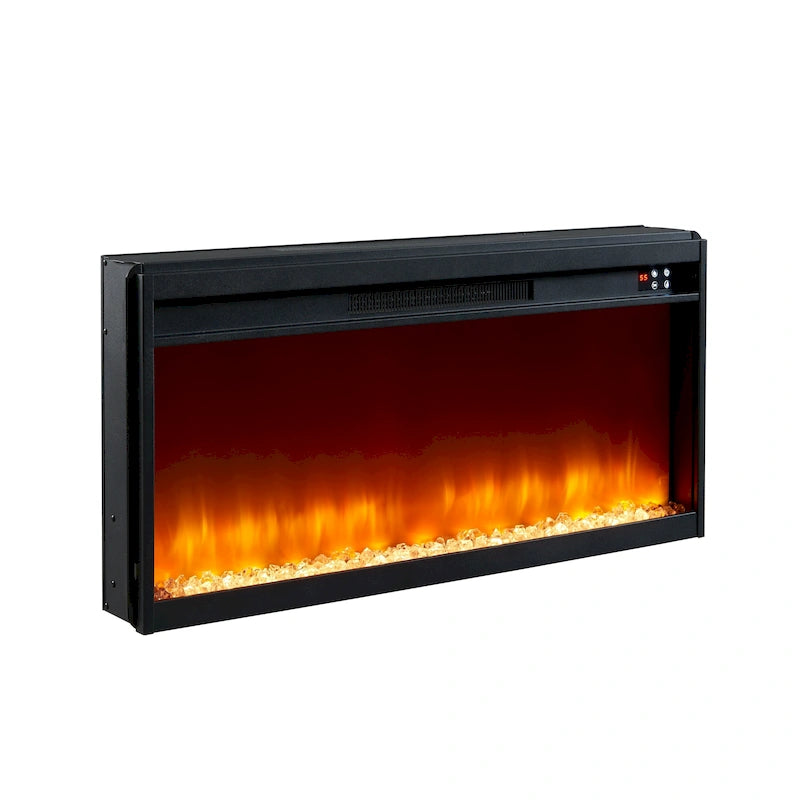 Meuble TV de ferme 72 avec cheminée - Peut accueillir un téléviseur jusqu'à 75 pouces - 73L x 35H x 14P