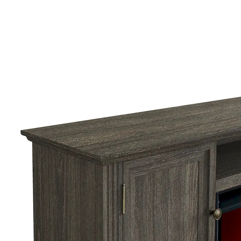 Meuble TV de ferme 72 avec cheminée - Peut accueillir un téléviseur jusqu'à 75 pouces - 73L x 35H x 14P