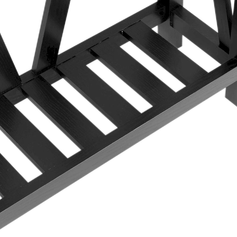 Table d'appoint de style ferme avec station de recharge, ports USB et prises électriques