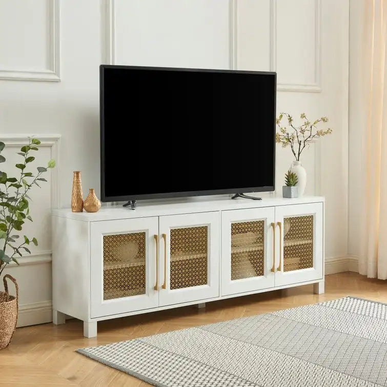 Meuble TV console multimédia de 69,5 po