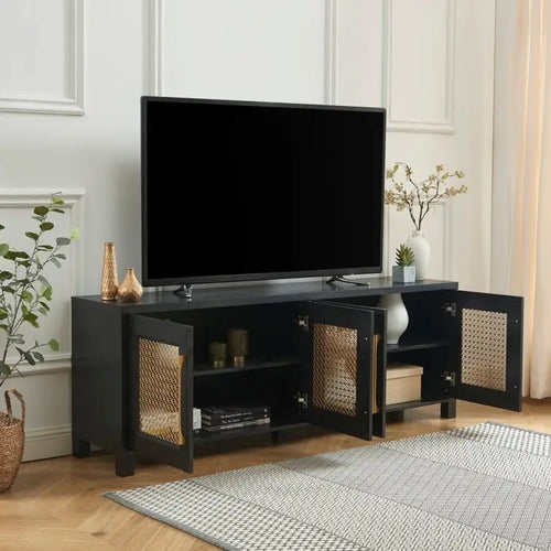 Meuble TV console multimédia de 69,5 po