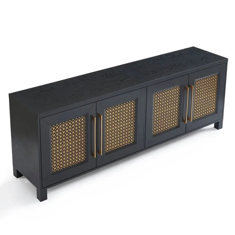 Meuble TV console multimédia de 69,5 po