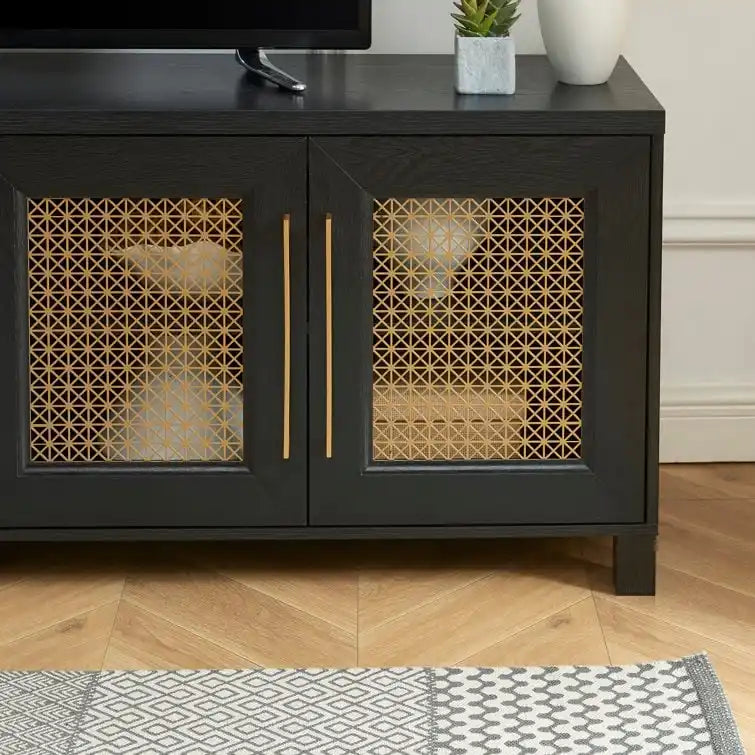 Meuble TV console multimédia de 69,5 po