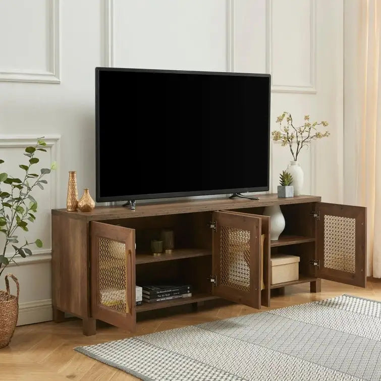 Meuble TV console multimédia de 69,5 po