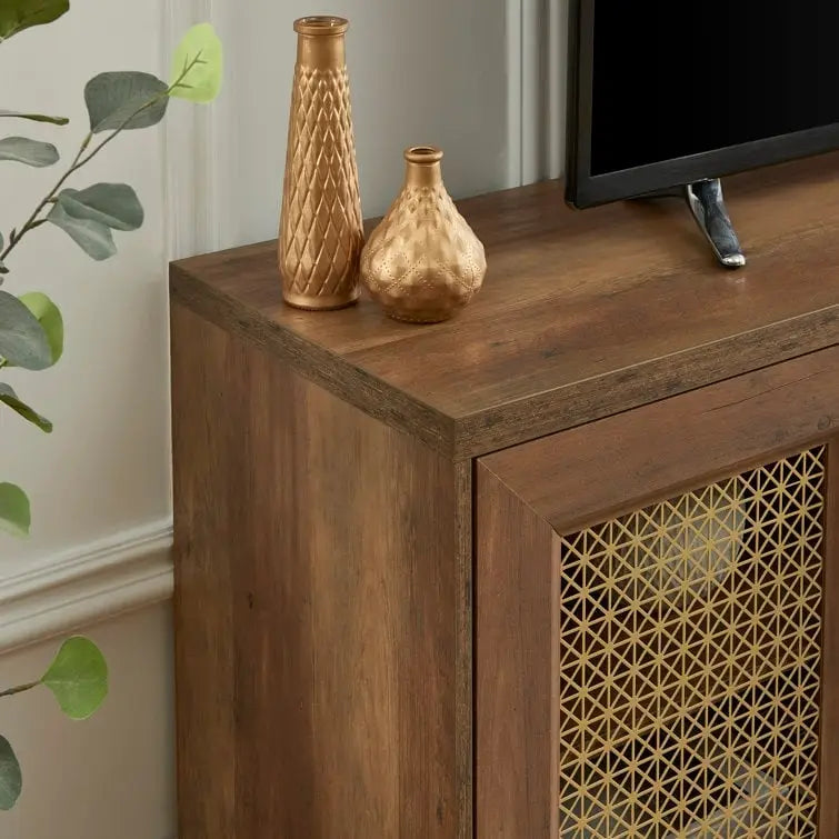 Meuble TV console multimédia de 69,5 po