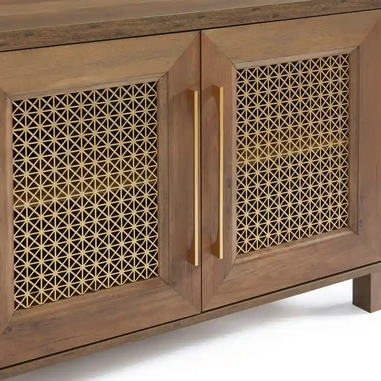 Meuble TV console multimédia de 69,5 po