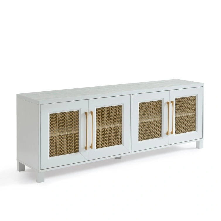 Meuble TV console multimédia de 69,5 po